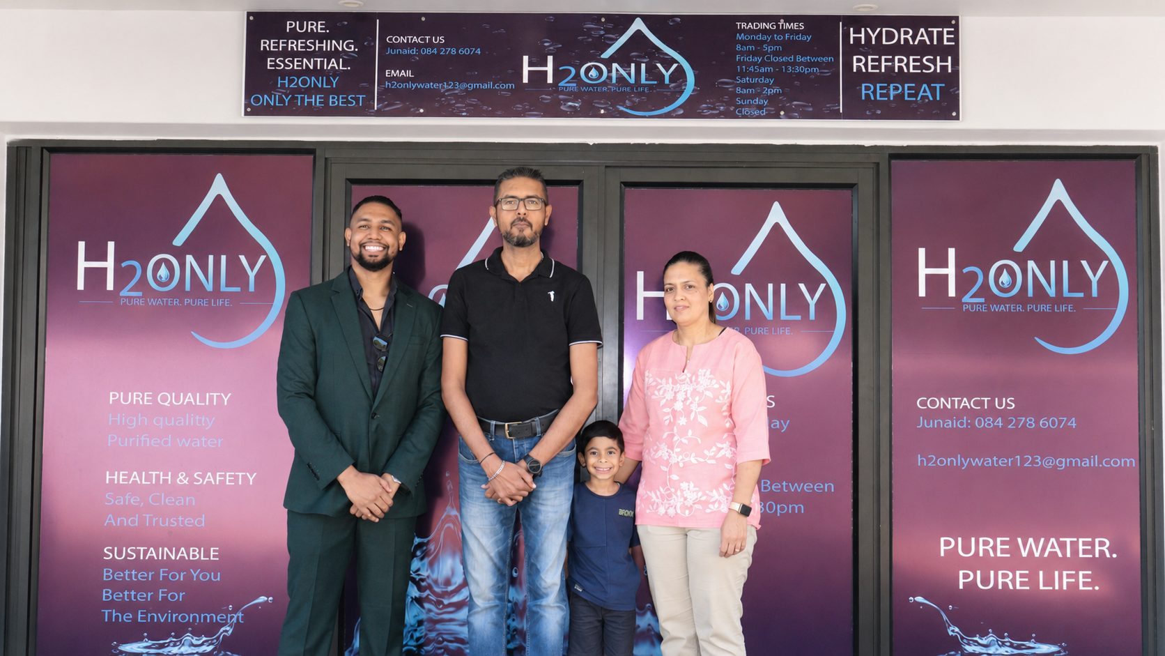Happy Customer H2O Congratulations to H2Only on the opening of their new store at 145 Blackburn road