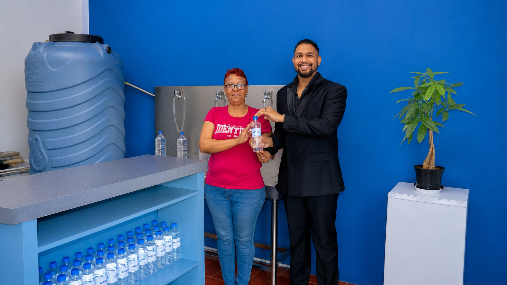 Happy Customer Premium Water Aqua Fresh is officially open at 182 Kennilworth Road